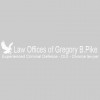 Law Offices-Gregory B Pike Experienced Criminal Defence Dui